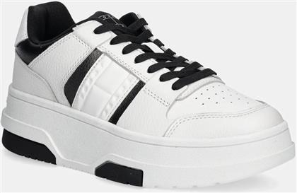 ΑΘΛΗΤΙΚΑ THE BROOKLYN FLATFORM ΧΡΩΜΑ: ΜΑΥΡΟ, EN0EN02702 TOMMY JEANS