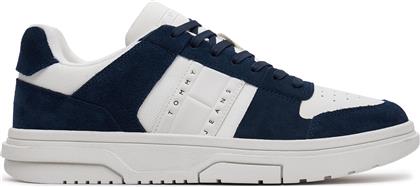 ΑΘΛΗΤΙΚΑ THE BROOKLYN SUEDE EM0EM01371 ΣΚΟΥΡΟ ΜΠΛΕ TOMMY JEANS