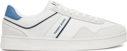 ΑΘΛΗΤΙΚΑ THE GREENWICH LEATHER EM0EM01524 ΜΠΕΖ TOMMY JEANS