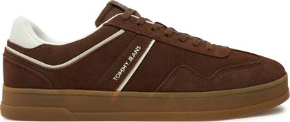 ΑΘΛΗΤΙΚΑ THE GREENWICH SUEDE EM0EM01516 ΚΑΦΕ TOMMY JEANS