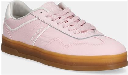 ΑΘΛΗΤΙΚΑ THE GREENWICH TEXTILE ΧΡΩΜΑ: ΡΟΖ, EN0EN02805 TOMMY JEANS