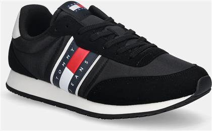 ΑΘΛΗΤΙΚΑ TJM CLASSIC RUNNER ΧΡΩΜΑ: ΜΑΥΡΟ, EM0EM01709 TOMMY JEANS