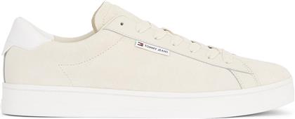 ΑΘΛΗΤΙΚΑ TJM LEATHER LOW CUPSOLE SUEDE EM0EM01375 ΜΠΕΖ TOMMY JEANS