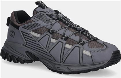 ΑΘΛΗΤΙΚΑ TJM OUTDOOR RUNNER ΧΡΩΜΑ: ΓΚΡΙ, EM0EM01667 TOMMY JEANS