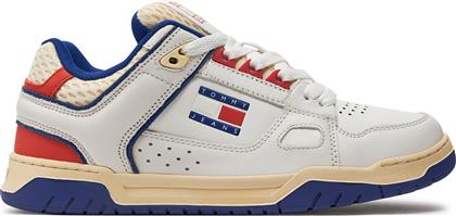 ΑΘΛΗΤΙΚΑ TJM SKATER LOW EM0EM01214 ΛΕΥΚΟ TOMMY JEANS