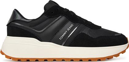 ΑΘΛΗΤΙΚΑ TJW CLEATED RUNNER EN0EN02861 ΜΑΥΡΟ TOMMY JEANS