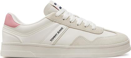 ΑΘΛΗΤΙΚΑ TJW COURT SNEAKER EN0EN02552 ΕΚΡΟΥ TOMMY JEANS