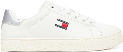 ΑΘΛΗΤΙΚΑ TJW LOGO OUTSOLE SNEAKER ESS EN0EN02703 ΕΚΡΟΥ TOMMY JEANS