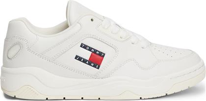 ΑΘΛΗΤΙΚΑ TJW NEW BASKET SNEAKER LC EN0EN02524 ΕΚΡΟΥ TOMMY JEANS