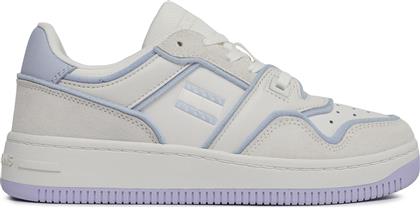 ΑΘΛΗΤΙΚΑ TJW RETRO BASKET FOAM EDGE EN0EN02420 ΕΚΡΟΥ TOMMY JEANS από το EPAPOUTSIA