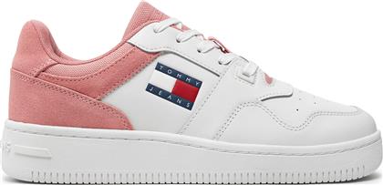 ΑΘΛΗΤΙΚΑ TJW RETRO BASKET MIX MEDIA EN0EN02653 ΡΟΖ TOMMY JEANS