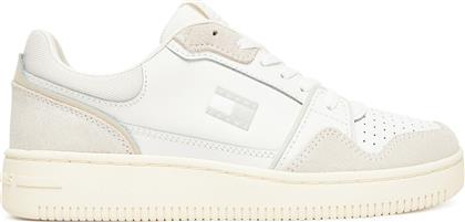 ΑΘΛΗΤΙΚΑ TJW RETRO BASKET SNEAKER EN0EN02818 ΕΚΡΟΥ TOMMY JEANS