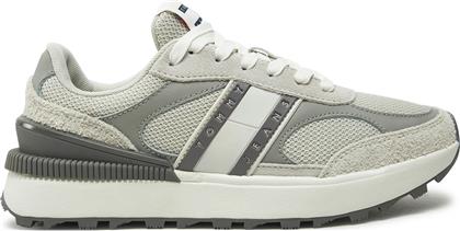 ΑΘΛΗΤΙΚΑ TJW TECH RUNNER EN0EN02705 ΓΚΡΙ TOMMY JEANS