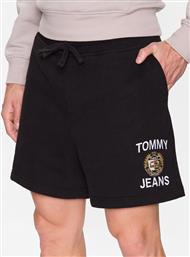 ΑΘΛΗΤΙΚΟ ΣΟΡΤΣ LUXE DM0DM16424 ΜΑΥΡΟ REGULAR FIT TOMMY JEANS