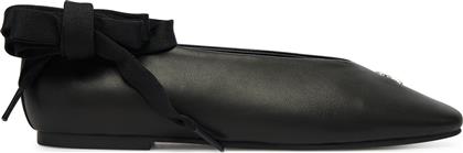 ΜΠΑΛΑΡΙΝΕΣ TJW BALLERINA WITH LACES EN0EN02939 ΜΑΥΡΟ TOMMY JEANS