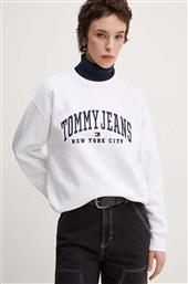 ΜΠΛΟΥΖΑ ΧΡΩΜΑ: ΑΣΠΡΟ, DW0DW19824 TOMMY JEANS