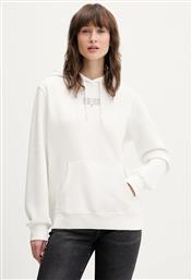 ΜΠΛΟΥΖΑ ΧΡΩΜΑ: ΑΣΠΡΟ, ΜΕ ΚΟΥΚΟΥΛΑ, DW0DW22080 TOMMY JEANS