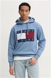 ΜΠΛΟΥΖΑ ΧΡΩΜΑ: ΜΠΛΕ, ΜΕ ΚΟΥΚΟΥΛΑ, DM0DM21174 TOMMY JEANS