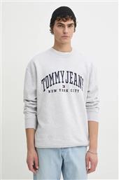 ΜΠΛΟΥΖΑ ΧΡΩΜΑ: ΓΚΡΙ, DM0DM19757 TOMMY JEANS