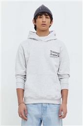 ΜΠΛΟΥΖΑ ΧΡΩΜΑ: ΓΚΡΙ, ΜΕ ΚΟΥΚΟΥΛΑ TOMMY JEANS