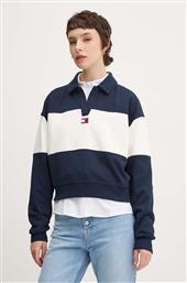 ΜΠΛΟΥΖΑ ΧΡΩΜΑ: ΝΑΥΤΙΚΟ ΜΠΛΕ, DW0DW18705 TOMMY JEANS