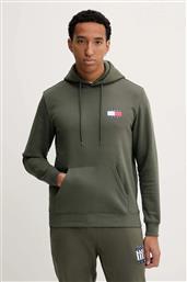ΜΠΛΟΥΖΑ ΧΡΩΜΑ: ΠΡΑΣΙΝΟ, ΜΕ ΚΟΥΚΟΥΛΑ, DM0DM20738 TOMMY JEANS