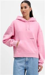 ΜΠΛΟΥΖΑ ΧΡΩΜΑ: ΡΟΖ, ΜΕ ΚΟΥΚΟΥΛΑ, DW0DW21609 TOMMY JEANS