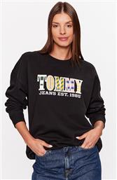 ΜΠΛΟΥΖΑ DW0DW16246 ΜΑΥΡΟ OVERSIZE TOMMY JEANS από το MODIVO