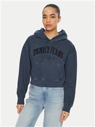 ΜΠΛΟΥΖΑ DW0DW19413 ΣΚΟΥΡΟ ΜΠΛΕ BOXY FIT TOMMY JEANS