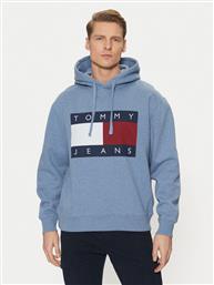 ΜΠΛΟΥΖΑ FLAG DM0DM21174 ΜΠΛΕ REGULAR FIT TOMMY JEANS