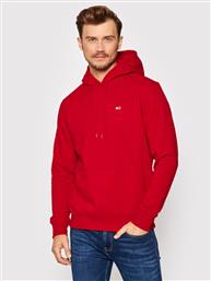 ΜΠΛΟΥΖΑ TJM FLEECE DM0DM09593 ΚΟΚΚΙΝΟ REGULAR FIT TOMMY JEANS