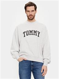 ΜΠΛΟΥΖΑ VARSITY DM0DM18386 ΓΚΡΙ BOXY FIT TOMMY JEANS