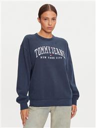 ΜΠΛΟΥΖΑ VARSITY DW0DW19824 ΣΚΟΥΡΟ ΜΠΛΕ REGULAR FIT TOMMY JEANS