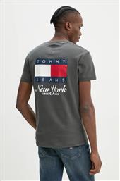 ΜΠΛΟΥΖΑΚΙ ΧΡΩΜΑ: ΓΚΡΙ, DM0DM20346 TOMMY JEANS