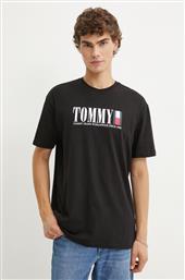 ΜΠΛΟΥΖΑΚΙ ΧΡΩΜΑ: ΜΑΥΡΟ, DM0DM18533 TOMMY JEANS