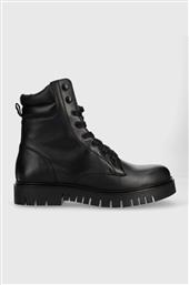 ΜΠΟΤΑΚΙΑ ΕΡΓΑΣΙΑΣ TJW LACE UP BOOT ΧΡΩΜΑ: ΜΑΥΡΟ, EN0EN02314 F3EN0EN02314 TOMMY JEANS