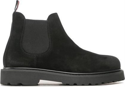 ΜΠΟΤΑΚΙΑ ΜΕ ΛΑΣΤΙΧΟ SUEDE BOOT EM0EM01205 ΜΑΥΡΟ TOMMY JEANS