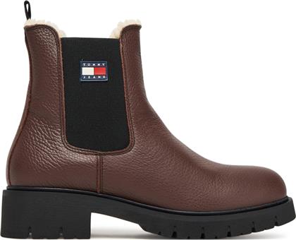 ΜΠΟΤΑΚΙΑ ΜΕ ΛΑΣΤΙΧΟ TJW CHELSEA BOOT WL EN0EN02826 ΚΑΦΕ TOMMY JEANS