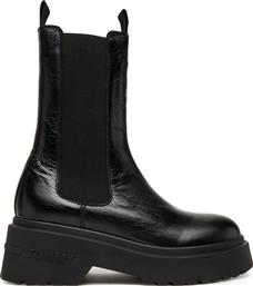 ΜΠΟΤΑΚΙΑ ΜΕ ΛΑΣΤΙΧΟ TJW CHUNKY SHINY EN0EN02888 ΜΑΥΡΟ TOMMY JEANS