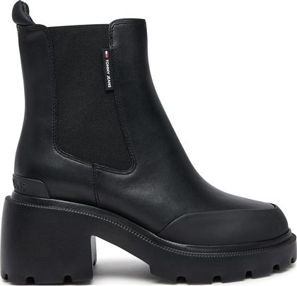 ΜΠΟΤΑΚΙΑ TJW MID HEEL CHELSEA BOOT EN0EN02681 ΜΑΥΡΟ TOMMY JEANS