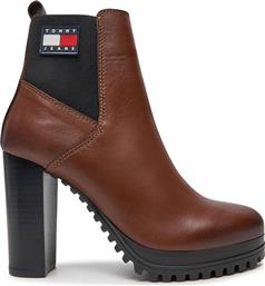 ΜΠΟΤΑΚΙΑ TJW NEW ESS HIGH HEEL BOOT EN0EN02439 ΚΑΦΕ TOMMY JEANS