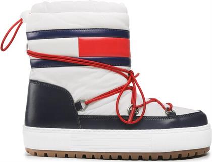 ΜΠΟΤΕΣ ΧΙΟΝΙΟΥ SNOWBOOT LOW EN0EN02162 ΛΕΥΚΟ TOMMY JEANS