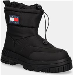 ΜΠΟΤΕΣ ΧΙΟΝΙΟΥ TJM SNOW BOOT ΧΡΩΜΑ: ΜΑΥΡΟ, EM0EM01449 TOMMY JEANS