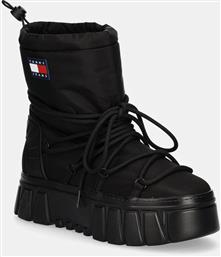 ΜΠΟΤΕΣ ΧΙΟΝΙΟΥ TJW HYBRID BOOT ΧΡΩΜΑ: ΜΑΥΡΟ, EN0EN02601 TOMMY JEANS