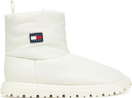 ΜΠΟΤΕΣ ΧΙΟΝΙΟΥ TJW SNOW BOOT EN0EN02823 ΛΕΥΚΟ TOMMY JEANS