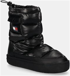 ΜΠΟΤΕΣ ΧΙΟΝΙΟΥ TJW WINTER FEMININE BOOT ΧΡΩΜΑ: ΜΑΥΡΟ, EN0EN02642 TOMMY JEANS