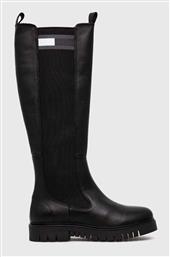 ΜΠΟΤΕΣ TJW HIGH SHAFT BOOT ΧΡΩΜΑ: ΜΑΥΡΟ, EN0EN02316 F3EN0EN02316 TOMMY JEANS από το ANSWEAR