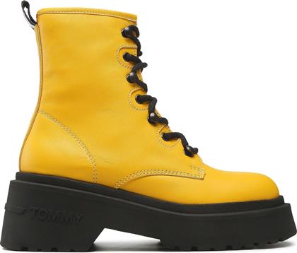 ΜΠΟΤΙΝΙΑ LACE UP CHUNKY EN0EN02057 ΚΙΤΡΙΝΟ TOMMY JEANS