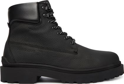 ΜΠΟΤΙΝΙΑ TJM LACE UP BOOT LEATHER EM0EM01629 ΜΑΥΡΟ TOMMY JEANS