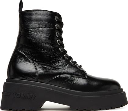 ΜΠΟΤΙΝΙΑ TJW CHUNKY SHINY EN0EN02848 ΜΑΥΡΟ TOMMY JEANS
